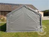 Storage shelter PRO 5x12x2x3.39 m, PVC, Grey