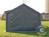 Storage shelter PRO 5x12x2x3.39 m, PVC, Grey