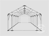 Storage shelter PRO 5x12x2x3.39 m, PVC, Grey