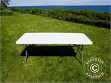 Folding Table 180x74x74 cm, Light Grey (1 pc.)