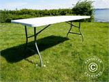 Folding Table 180x74x74 cm, Light Grey (1 pc.)