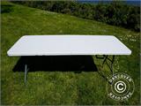 Folding Table 180x74x74 cm, Light Grey (1 pc.)