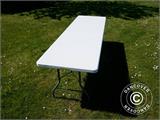 Folding Table 240x76x74 cm, Light Grey (25 pcs.)