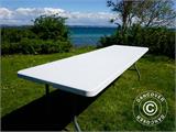 Folding Table PRO 242x74x74 cm, Light grey (1 pc.) ONLY 1 PC. LEFT