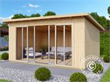 Wooden Cabin Luzern, 4.36x3.37x2.59 m, 14.7 m², Natural