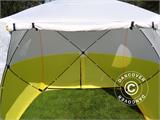 Werktent, FleXshelter PRO+, 1,8x1,8x2m, PVC, Vlamvertragend, Geel/Wit